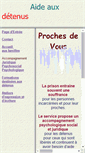 Mobile Screenshot of aideauxdetenus.be